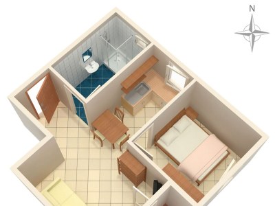 Apartment One bedroom apartment with terrace and sea view Mandre, Pag A-6405-c - Outdoor photo 21