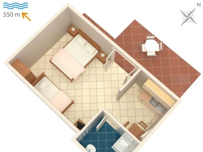 Apartment Studio flat with terrace Novigrad AS-2536-a - Outdoor photo 17