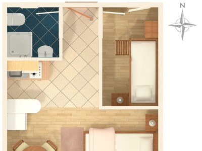 Apartment One bedroom apartment near beach Sumpetar, Omiš A-2808-b - Outdoor photo 7