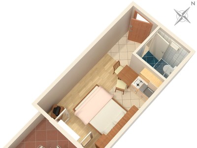 Apartment Studio flat near beach Sumpetar, Omiš AS-2808-a - Outdoor photo 15