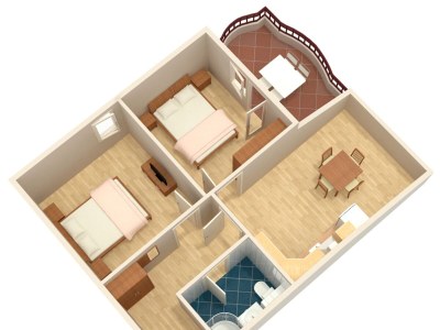 Apartment Two bedroom apartment with balcony and sea view Tučepi, Makarska A-3193-b - Outdoor photo 14