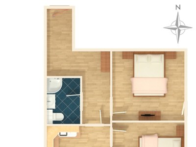 Apartment Two bedroom apartment with balcony and sea view Tučepi, Makarska A-3193-b - Outdoor photo 15