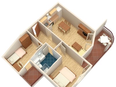 Apartment Two bedroom apartment with balcony and sea view Tučepi, Makarska A-3193-d - Outdoor photo 18