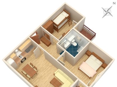 Apartment Two bedroom apartment with balcony and sea view Tučepi, Makarska A-3193-e - Outdoor photo 17