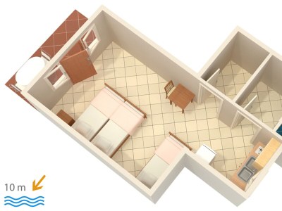 Apartment Studio flat near beach Cove Jedra, Hvar AS-2583-a - Outdoor photo 31