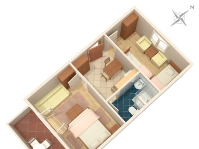 Apartment Two bedroom apartment with terrace and sea view Podaca, Makarska A-2621-a - Outdoor photo 20