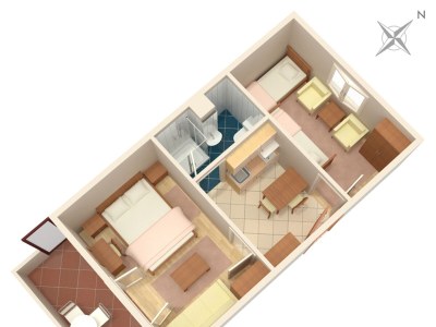 Apartment Two bedroom apartment with terrace and sea view Podaca, Makarska A-2621-b - Outdoor photo 13