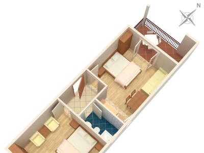 Apartment One bedroom apartment with terrace and sea view Tučepi, Makarska A-2676-a - Outdoor photo 19