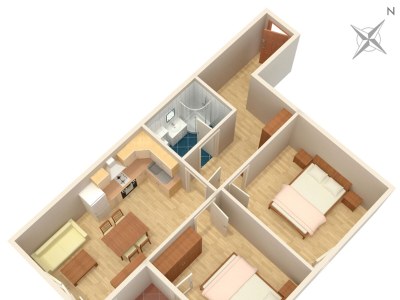 Apartment Two bedroom apartment with balcony and sea view Tučepi, Makarska A-3193-j - Outdoor photo 20