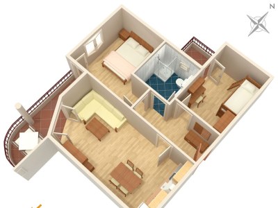 Apartment Two bedroom apartment with balcony and sea view Tučepi, Makarska A-3193-l - Outdoor photo 15