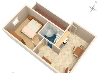 Apartment One bedroom apartment with balcony Tučepi, Makarska A-3193-m - Outdoor photo 11