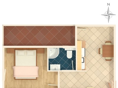 Apartment One bedroom apartment with balcony Tučepi, Makarska A-3193-m - Outdoor photo 13