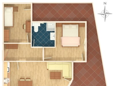 Apartment Two bedroom apartment with terrace Tučepi, Makarska A-3193-n - Outdoor photo 15