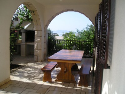 Apartment Two bedroom apartment with terrace and sea view Prižba, Korčula A-149-b - Outdoor photo 6