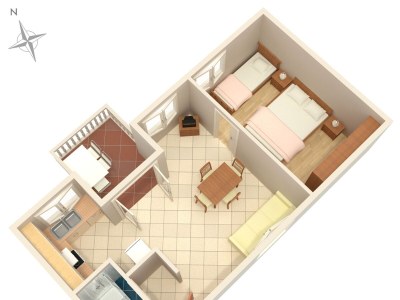 Apartment One bedroom apartment near beach Brodarica, Šibenik A-4194-a - Outdoor photo 34