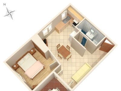 Apartment One bedroom apartment near beach Brodarica, Šibenik A-4194-b - Outdoor photo 37