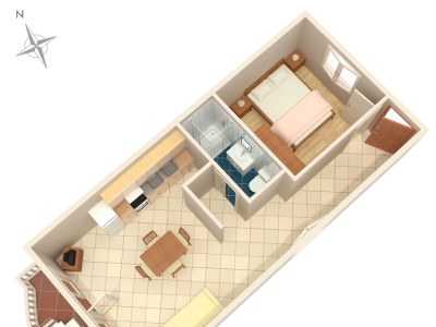 Apartment One bedroom apartment near beach Brodarica, Šibenik A-4194-d - Outdoor photo 38