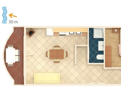 Apartment One bedroom apartment near beach Brodarica, Šibenik A-4194-d - Outdoor photo 40