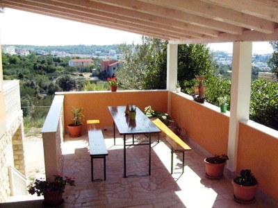 Apartment Two bedroom apartment with balcony and sea view Seget Vranjica, Trogir A-8507-a - Outdoor photo 4