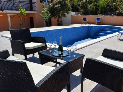 Apartment Two bedroom apartment with terrace Kneža, Korčula A-9269-b - Outdoor photo 9