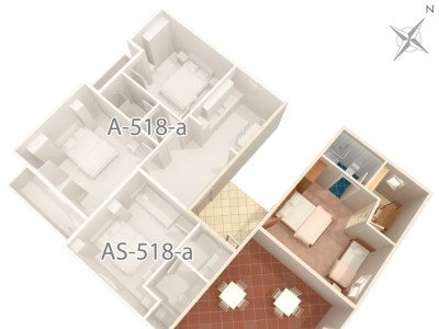 Apartment One bedroom apartment with air-conditioning Podgora, Makarska A-518-b - Outdoor photo 15