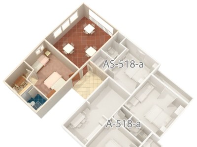 Apartment One bedroom apartment with air-conditioning Podgora, Makarska A-518-b - Outdoor photo 16