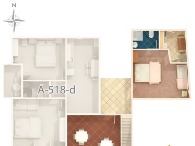 Apartment One bedroom apartment with air-conditioning Podgora, Makarska A-518-c - Outdoor photo 16