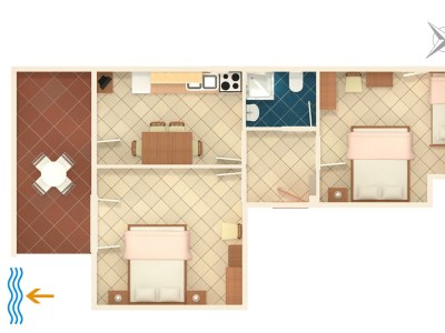 Apartment Two bedroom apartment with terrace and sea view Mandre, Pag A-523-d - Outdoor photo 26