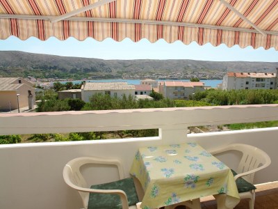 Apartment Studio flat with balcony and sea view Pag AS-13060-a - Outdoor photo 21