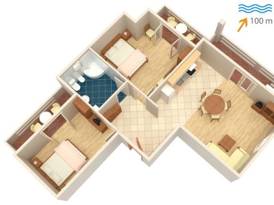 Apartment Two bedroom apartment with terrace and sea view Kali, Ugljan A-834-a - Outdoor photo 35