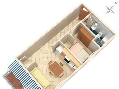 Apartment One bedroom apartment with terrace and sea view Rastići, Čiovo A-4293-a - Outdoor photo 31