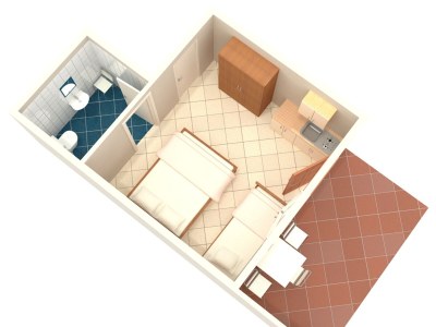 Apartment Studio flat with terrace Podaca, Makarska AS-4734-a - Outdoor photo 19