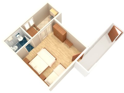 Apartment Studio flat with air-conditioning Podaca, Makarska AS-4734-d - Outdoor photo 14