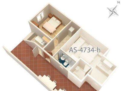 Apartment Studio flat Podaca, Makarska AS-4734-g - Outdoor photo 5