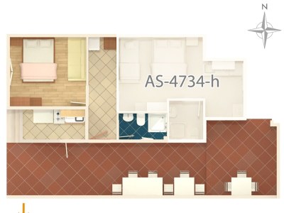 Apartment Studio flat Podaca, Makarska AS-4734-g - Outdoor photo 7