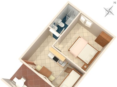 Apartment One bedroom apartment near beach Rukavac, Vis A-1154-b - Outdoor photo 15