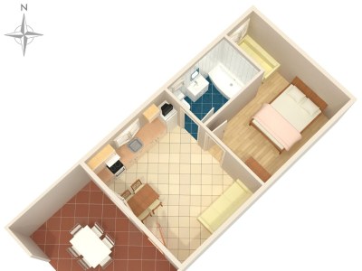 Apartment One bedroom apartment with terrace Murter A-5100-b - Outdoor photo 21