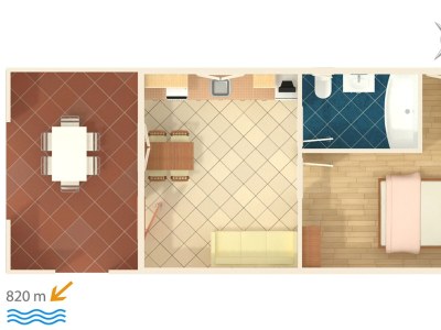 Apartment One bedroom apartment with terrace Murter A-5100-b - Outdoor photo 23