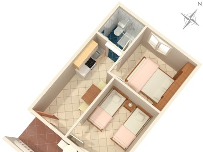 Apartment Two bedroom apartment near beach Rukavac, Vis A-1154-c - Outdoor photo 15