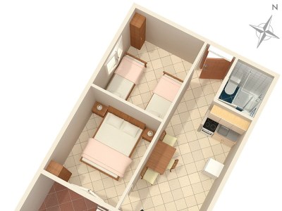 Apartment Two bedroom apartment near beach Rukavac, Vis A-1154-d - Outdoor photo 19