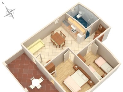 Apartment Two bedroom apartment with terrace and sea view Medulin A-2274-a - Outdoor photo 29