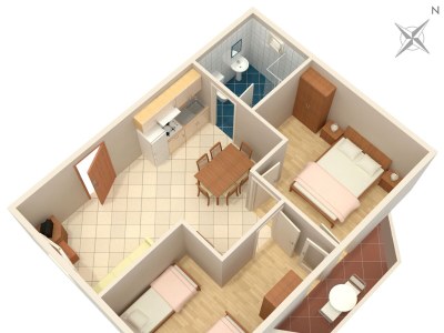 Apartment Two bedroom apartment with balcony and sea view Medulin A-2274-b - Outdoor photo 28