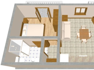 Apartment One bedroom apartment with terrace and sea view Duga Luka (Prtlog), Labin A-2335-c - Outdoor photo 25