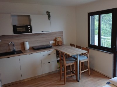 Apartment One bedroom apartment with terrace and sea view Brseč, Opatija A-2359-a - Outdoor photo 12