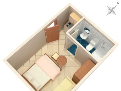 Apartment Studio flat with terrace and sea view Tučepi, Makarska AS-2676-b - Outdoor photo 17