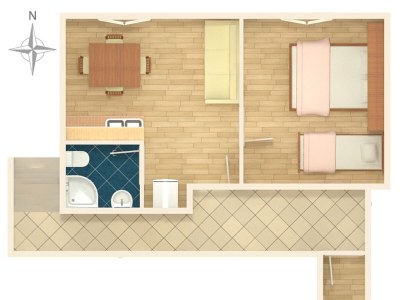 Apartment One bedroom apartment near beach Duće, Omiš A-2731-b - Outdoor photo 16