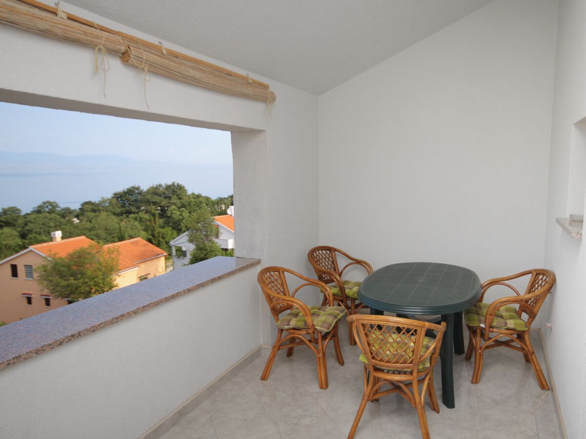 Apartment One bedroom apartment with terrace and sea view Njivice, Krk A-5458-e
