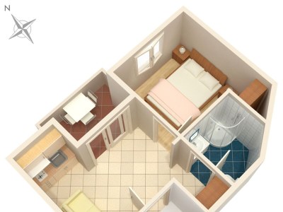 Apartment One bedroom apartment with terrace and sea view Njivice, Krk A-5458-f - Outdoor photo 25