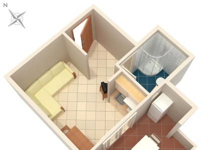 Apartment Studio flat with terrace and sea view Njivice, Krk AS-5458-a - Outdoor photo 23