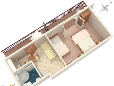 Apartment One bedroom apartment with balcony Podaca, Makarska A-2783-c - Outdoor photo 26